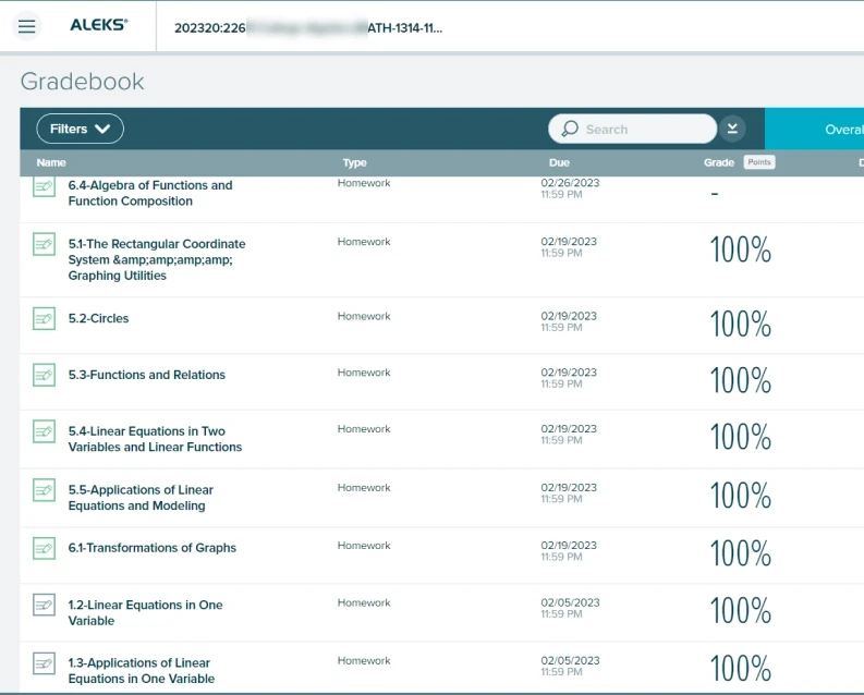 Gradebook