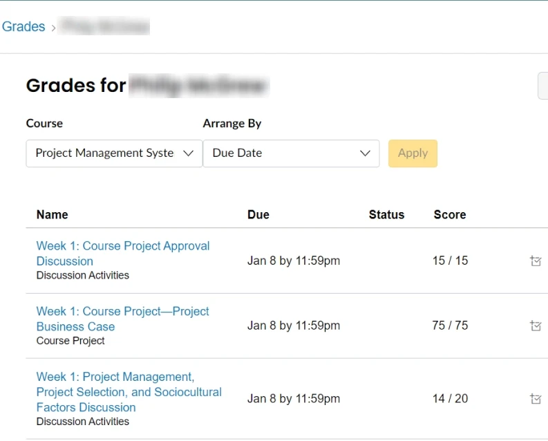Project-selection